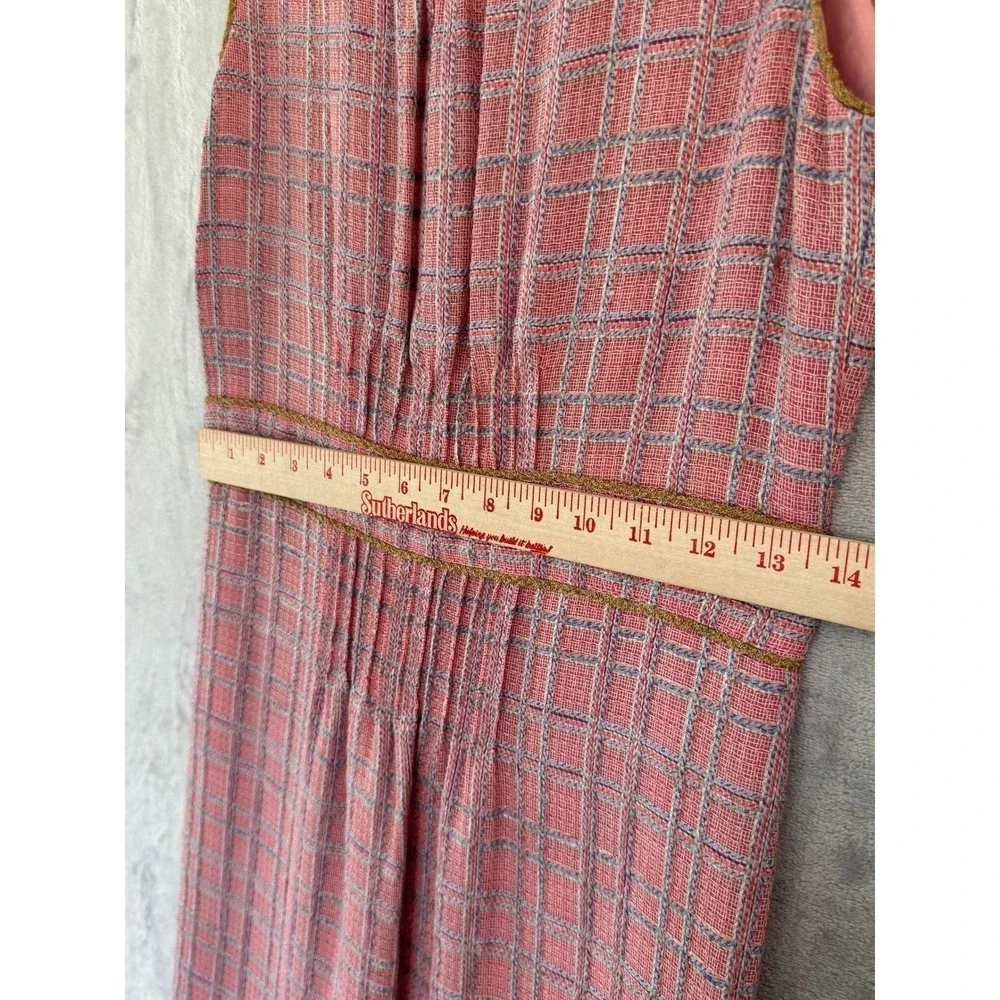 Chanel RUNWAY 04P Pink Tweed Silk Wool Blend Sleeveless Dress FR36 US4 Deadstock